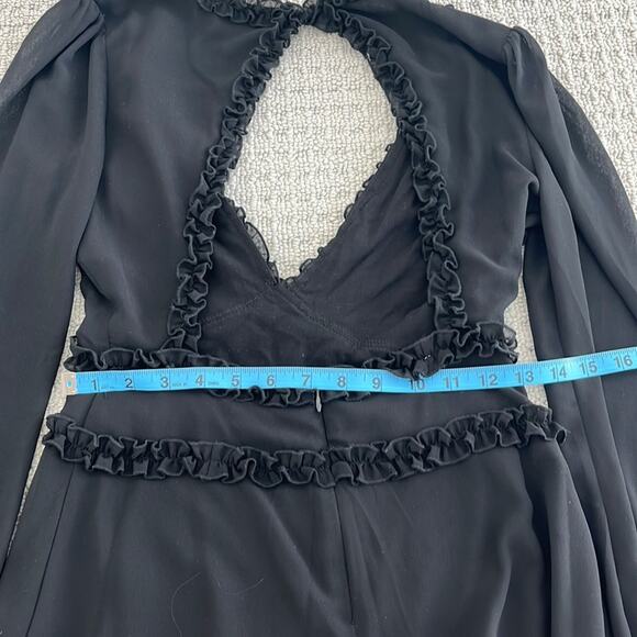 Impeccable pig black lettuce trim mini dress - Picture 4 of 4